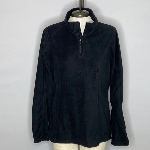 Oakley Fleece 1/4 Zip Pullover in Black - Size Medium - Picture 1 of 7